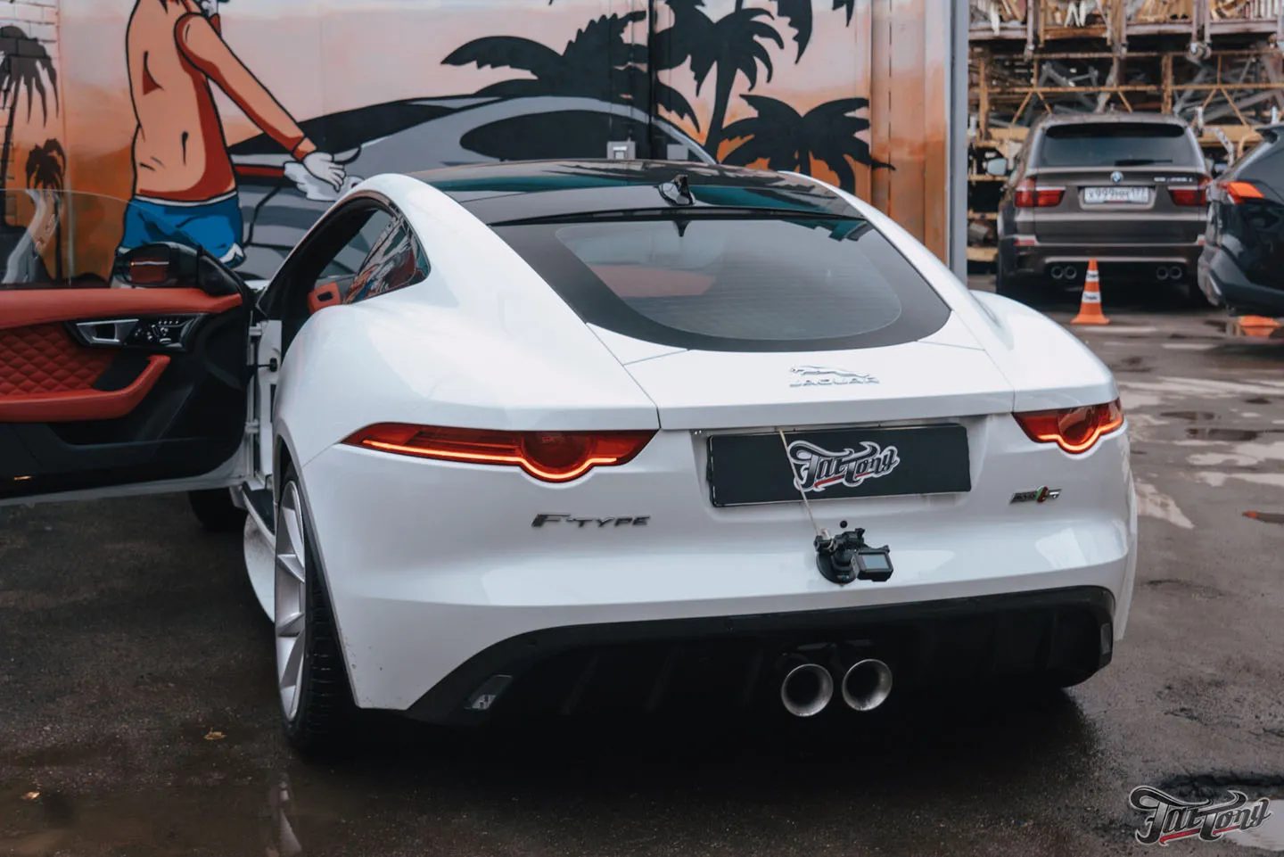 Изготовили новую заднюю часть выхлопа для Jaguar F-Type